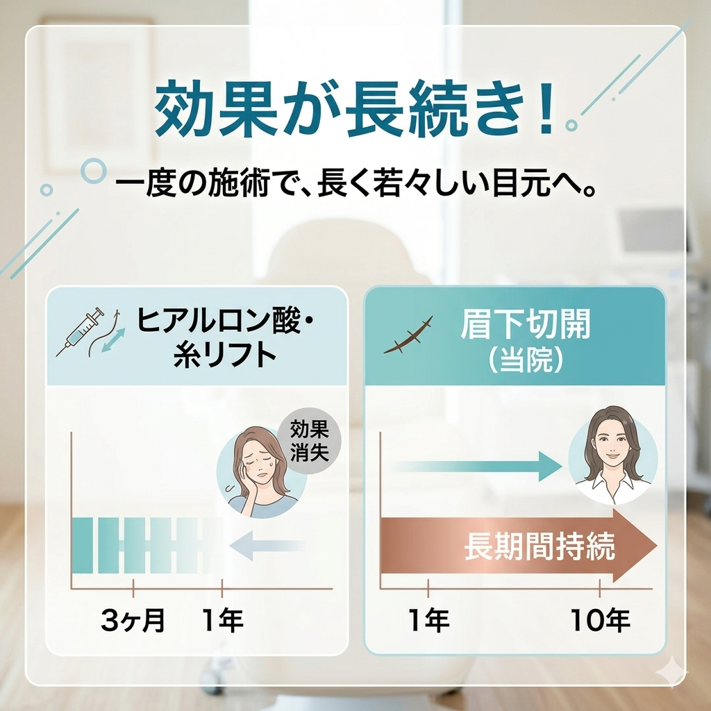 長期持続する効果